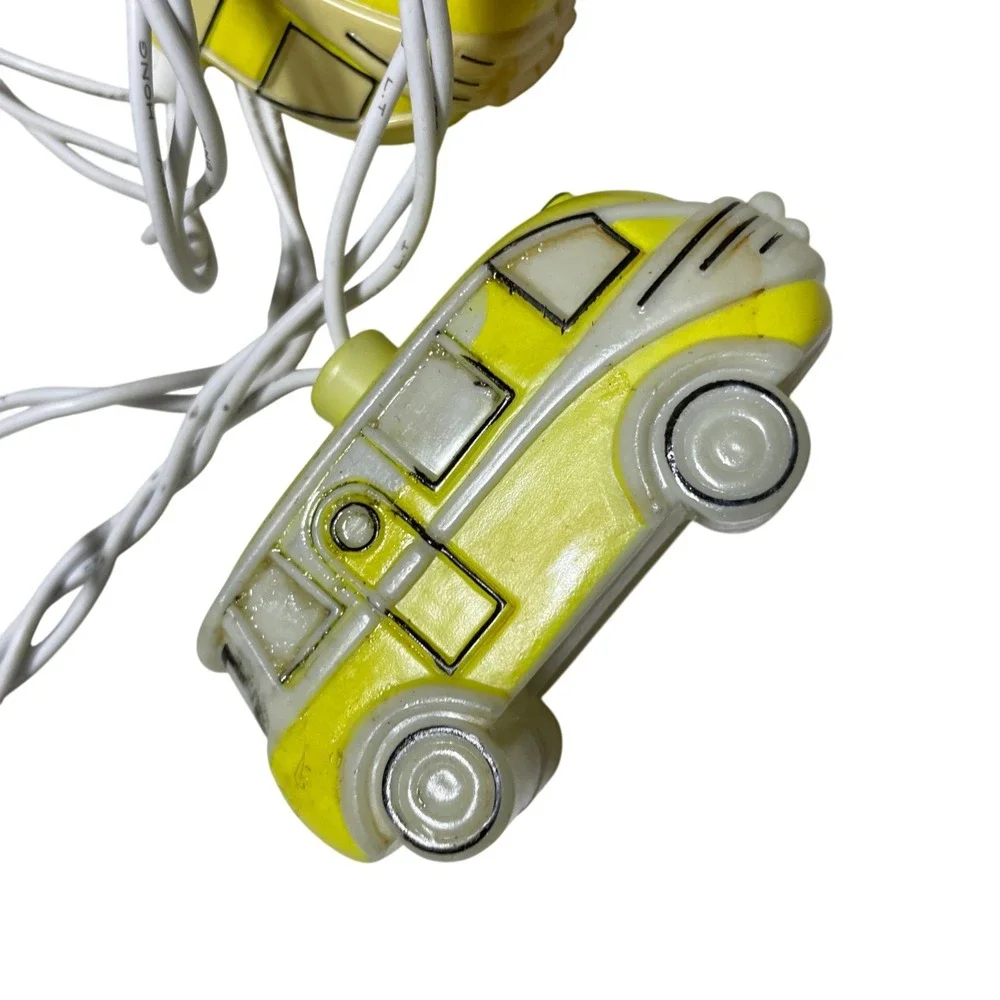 Retro Camper Party Lights Colorful Miniature RV Design on 8 Foot Cord Blow Molds